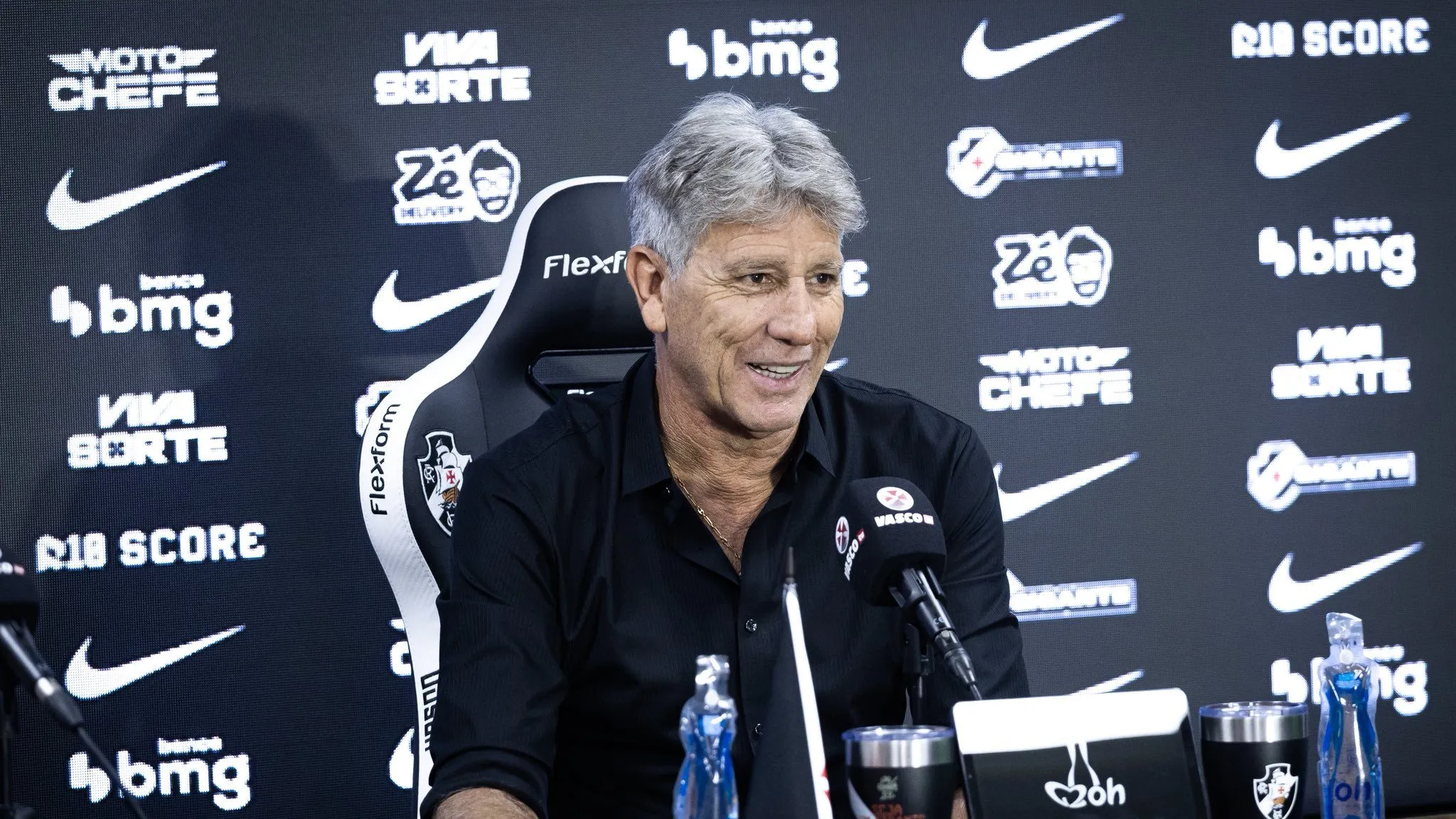 Renato Gaúcho, técnico do Vasco. Foto: Matheus Lima/Vasco