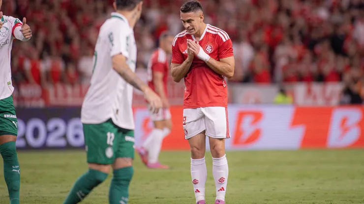 Rafael Borré, atacante do Internacional. Foto: Maxi Franzoi/AGIF