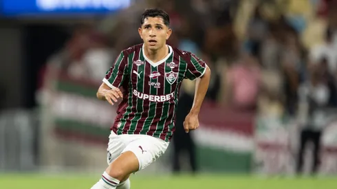 Savarino jogador do Fluminense durante partida contra o Vasco no estadio Maracana pelo campeonato Carioca 2026. Foto: Jorge Rodrigues/AGIF
