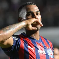 Jean Lucas, herói da noite, celebra título do Bahia