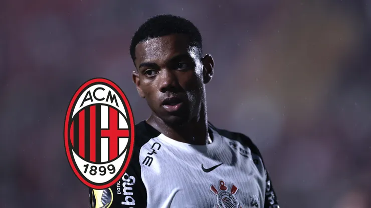 André jogador do Corinthians durante partida contra o Portuguesa Paulista no estádio Canindé pelo campeonato Paulista 2026. Foto: Marcello Zambrana/AGIF
