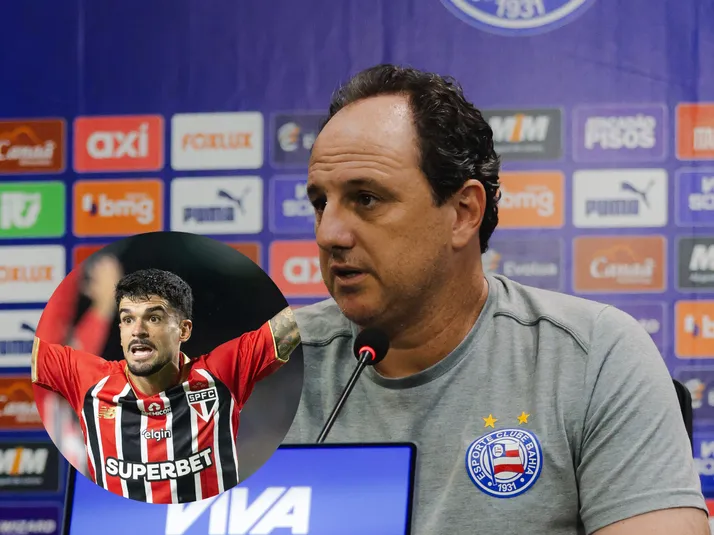 Rogério Ceni, do Bahia, volta a lamentar saída de Cauly para o São Paulo