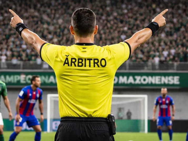 Amazonense: árbitro marca pênalti por 'toque de mão' de goleiro