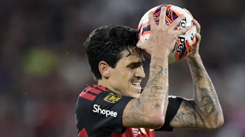 Pedro jogador do Flamengo lamenta durante partida contra o Fluminense no estadio Maracana pelo campeonato Carioca 2026. Foto: Alexandre Loureiro/AGIF