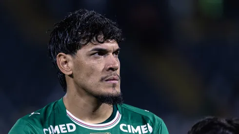 Gustavo Gómez jogador do Palmeiras durante partida contra o Fluminense no estádio Arena Barueri pelo campeonato Brasileiro A 2026. Foto: Ettore Chiereguini/AGIF