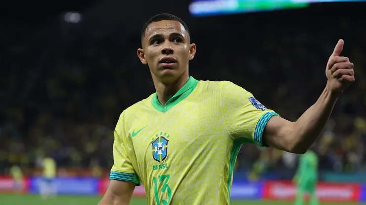 Vanderson em jogo pela Seleção Brasileira. Foto: Wagner Meier/Getty Images