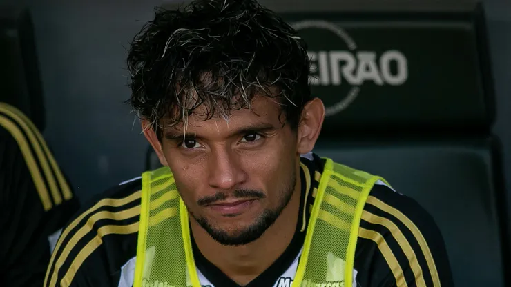 Gustavo Scarpa jogador do Atletico-MG durante partida contra o Botafogo no estadio Mineirao pelo campeonato Brasileiro A 2025.