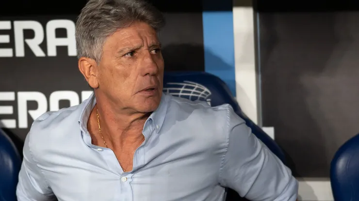 Renato Gaúcho técnico do Fluminense durante partida contra o Lanús no estádio Maracanã pelo campeonato Copa Sul-americana 2025. Foto: Jorge Rodrigues/AGIF