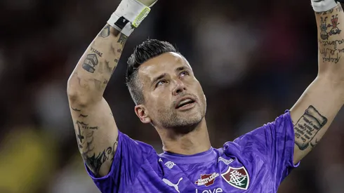 Fabio jogador do Fluminense comemora classificacao para a final do Carioca durante partida contra o Vasco no estadio Maracana pelo campeonato Carioca 2026. Foto: Andre Mourao/AGIF