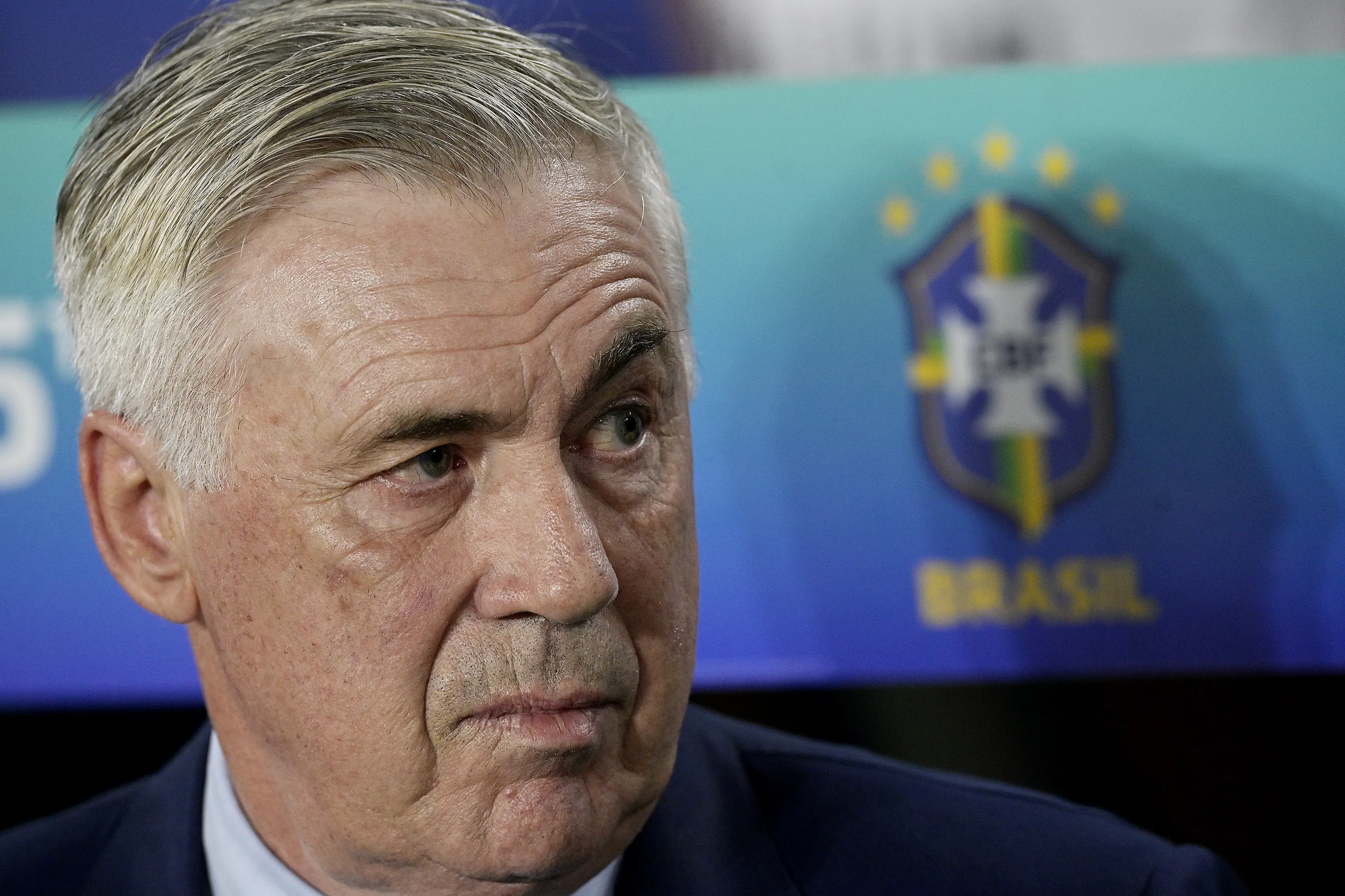 Carlo Ancelotti tecnico do Brasil durante partida contra o Chile no estadio Maracana pelo campeonato Eliminatorias Copa Do Mundo 2026. Foto: Alexandre Loureiro/AGIF