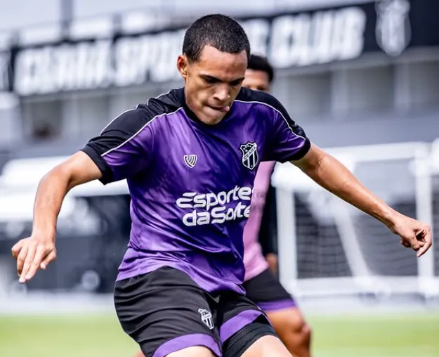 Melk treinando no Ceará – Foto: Gabriel Silva/Ceará FC