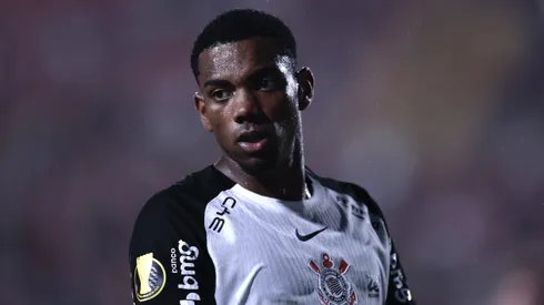 Andre jogador do Corinthians durante partida contra o Portuguesa Paulista no estadio Caninde pelo campeonato Paulista 2026. Foto: Marcello Zambrana/AGIF