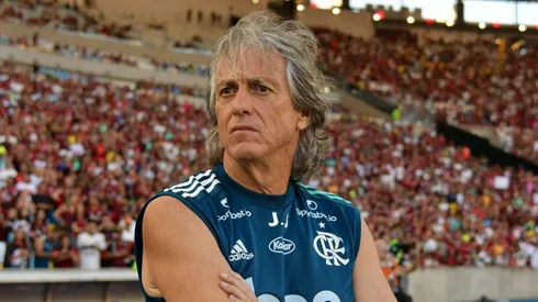 Jorge Jesus tecnico do Flamengo durante partida contra o Madureira no estadio Maracana pelo campeonato Carioca 2020. Foto: Thiago Ribeiro/AGIF
