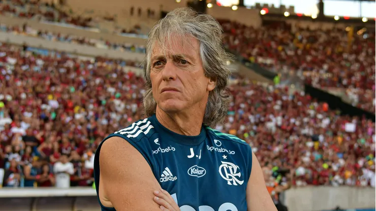 Jorge Jesus tecnico do Flamengo durante partida contra o Madureira no estadio Maracana pelo campeonato Carioca 2020. Foto: Thiago Ribeiro/AGIF