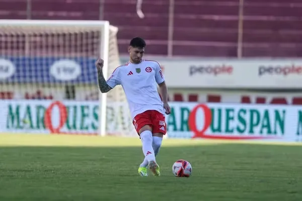 Villagra, volante do Inter. Foto: Ricardo Duarte/Divulgação, Internacional
