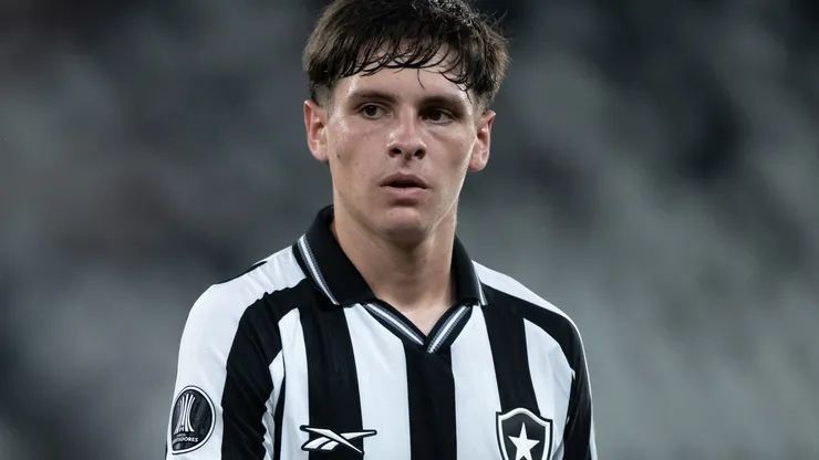 Montoro jogador do Botafogo durante partida contra o Barcelona de Guayaquil no estádio Engenhão pelo campeonato Copa Libertadores 2026. Foto: Jorge Rodrigues/AGIF