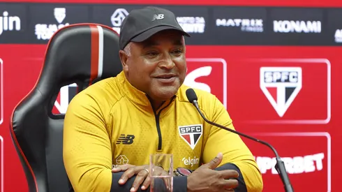 Roger Machado já iniciou os trabalhos – Foto: Rubens Chiri / São Paulo FC.
