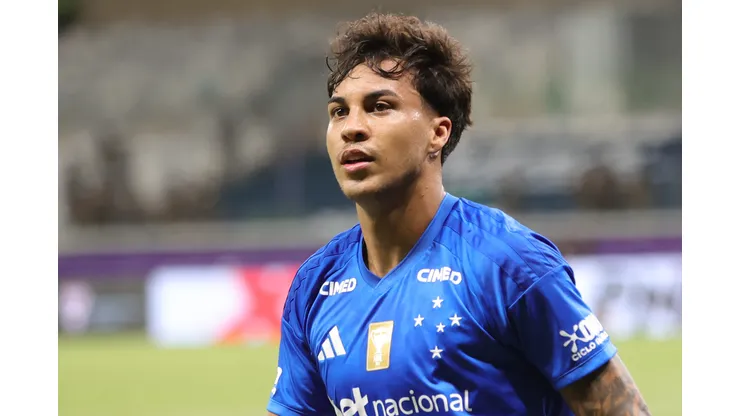 - Kaio Jorge jogador do Cruzeiro comemora seu gol durante partida contra o Atletico no estadio Mineirao pelo campeonato Mineiro 2026. Foto: Gilson Lobo/AGIF