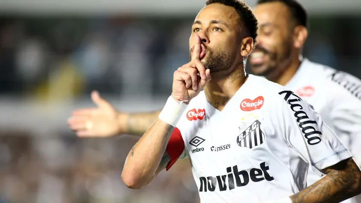 Neymar, atacante do Santos. Foto: Mauricio De Souza/AGIF