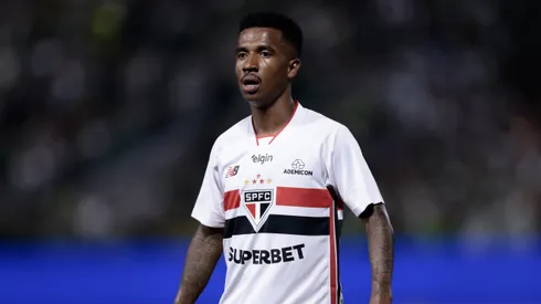Marcos Antonio jogador do Sao Paulo durante partida contra o Palmeiras no estadio Arena Barueri pelo campeonato Paulista 2026. Foto: Marcello Zambrana/AGIF
