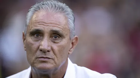 Tite quando era técnico do Flamengo durante partida contra o Nova Iguacu no estadio Maracana pelo campeonato Carioca 2024.