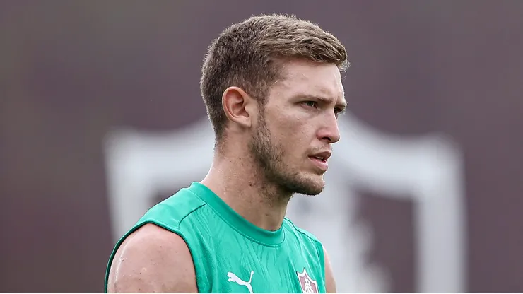 Castillo em treinamento do Fluminense. Foto: Lucas Merçon / FFC
