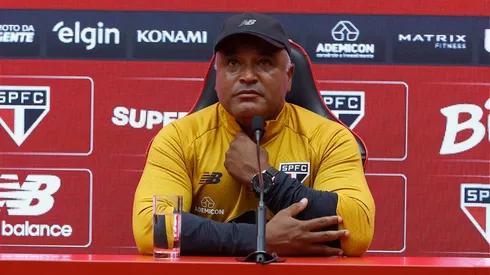 Coletiva de Apresentação de Roger Machado. Foto: Rubens Chiri / São Paulo FC
