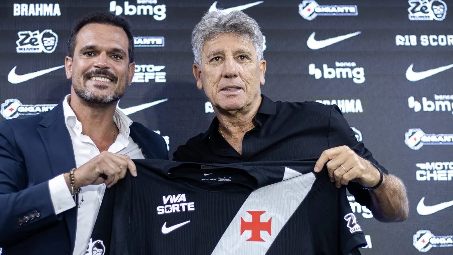 Renato Gaúcho. Foto: Reprodução/Vasco
