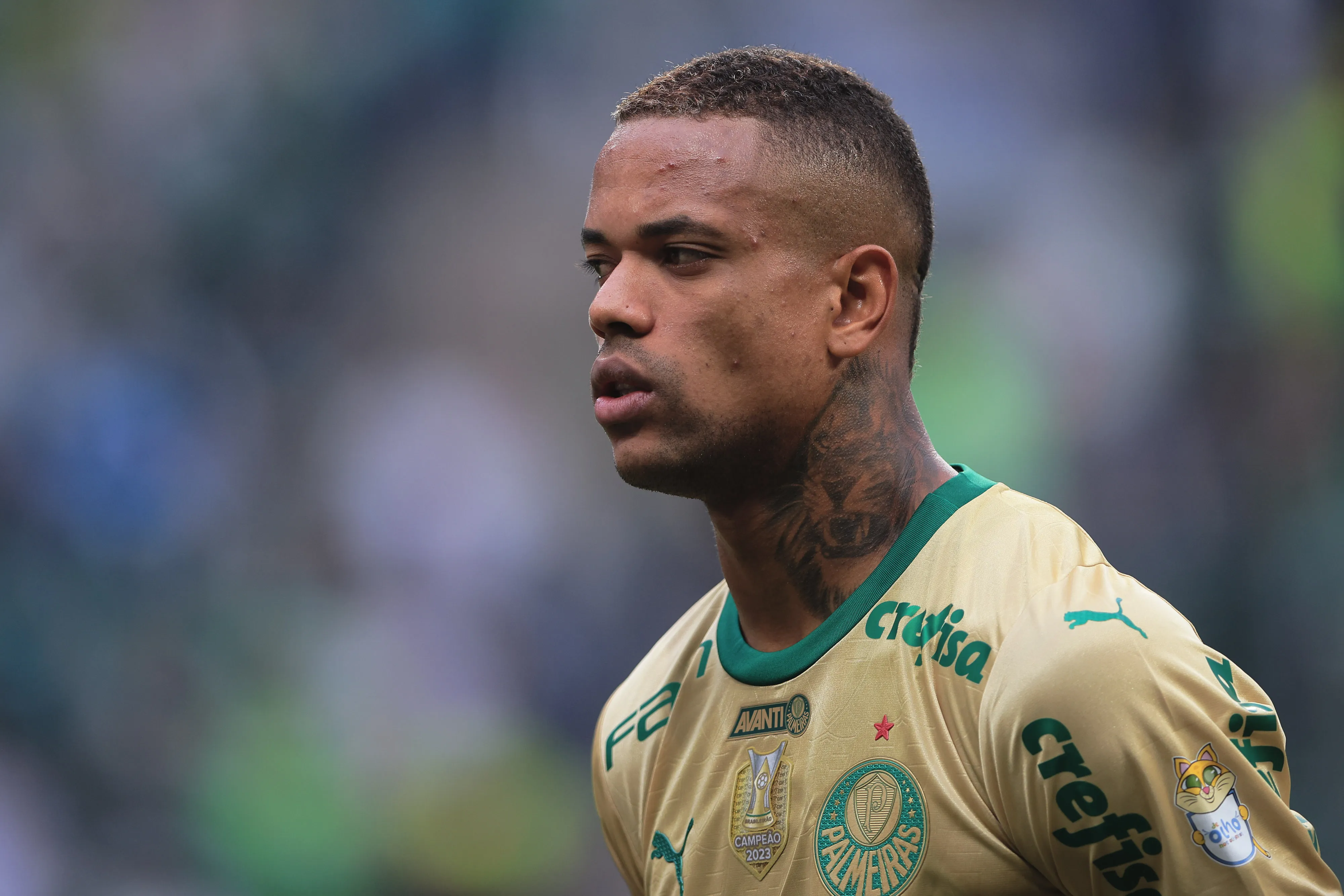 SP – SAO PAULO – 15/09/2024 – BRASILEIRO A 2024, PALMEIRAS X CRICIUMA – Caio Paulista jogador do Palmeiras durante partida contra o Criciuma no estadio Arena Allianz Parque pelo campeonato Brasileiro A 2024. Foto: Ettore Chiereguini/AGIF