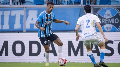 Caio Paulista jogador do Gremio durante partida contra o Novo Hamburgo no estadio Arena do Gremio pelo campeonato Gaucho 2026. 
