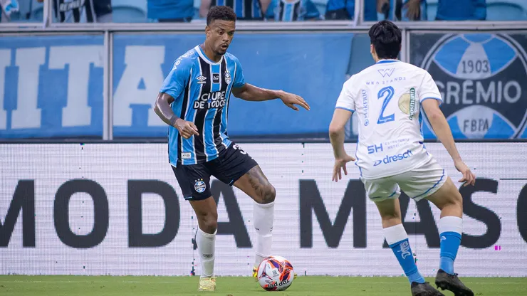 Caio Paulista jogador do Gremio durante partida contra o Novo Hamburgo no estadio Arena do Gremio pelo campeonato Gaucho 2026.