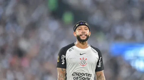 Memphis Depay jogador do Corinthians durante partida contra o Vasco no estadio Maracana pelo campeonato Copa Do Brasil 2025.