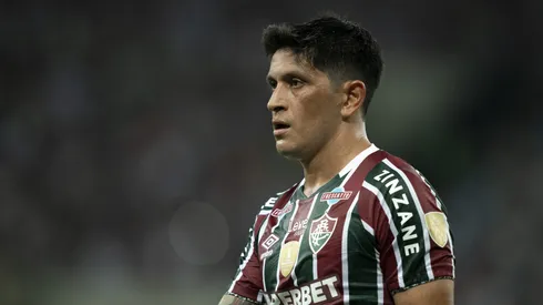 Germán Cano jogador do Fluminense durante partida contra o Colo-Colo no estádio Maracanã pelo campeonato Copa Libertadores 2024. Foto: Jorge Rodrigues/AGIF