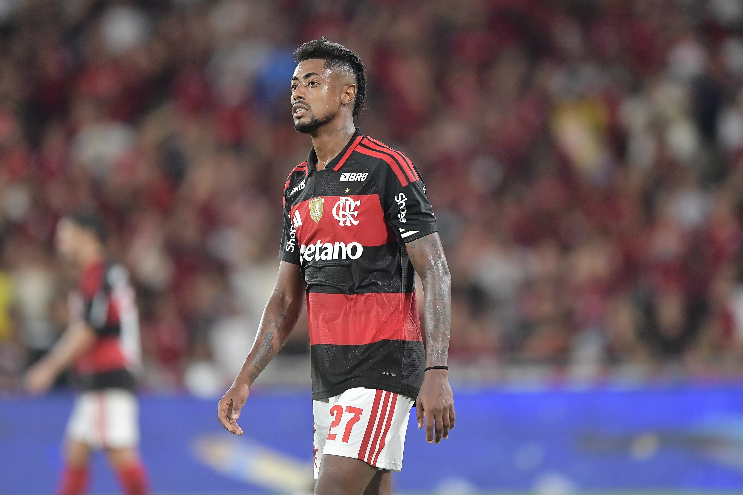RJ – RIO DE JANEIRO – 04/02/2026 – BRASILEIRO A 2026, FLAMENGO X INTERNACIONAL – Bruno Henrique jogador do Flamengo durante partida contra o Internacional no estadio Maracana pelo campeonato Brasileiro A 2026. Foto: Thiago Ribeiro/AGIF