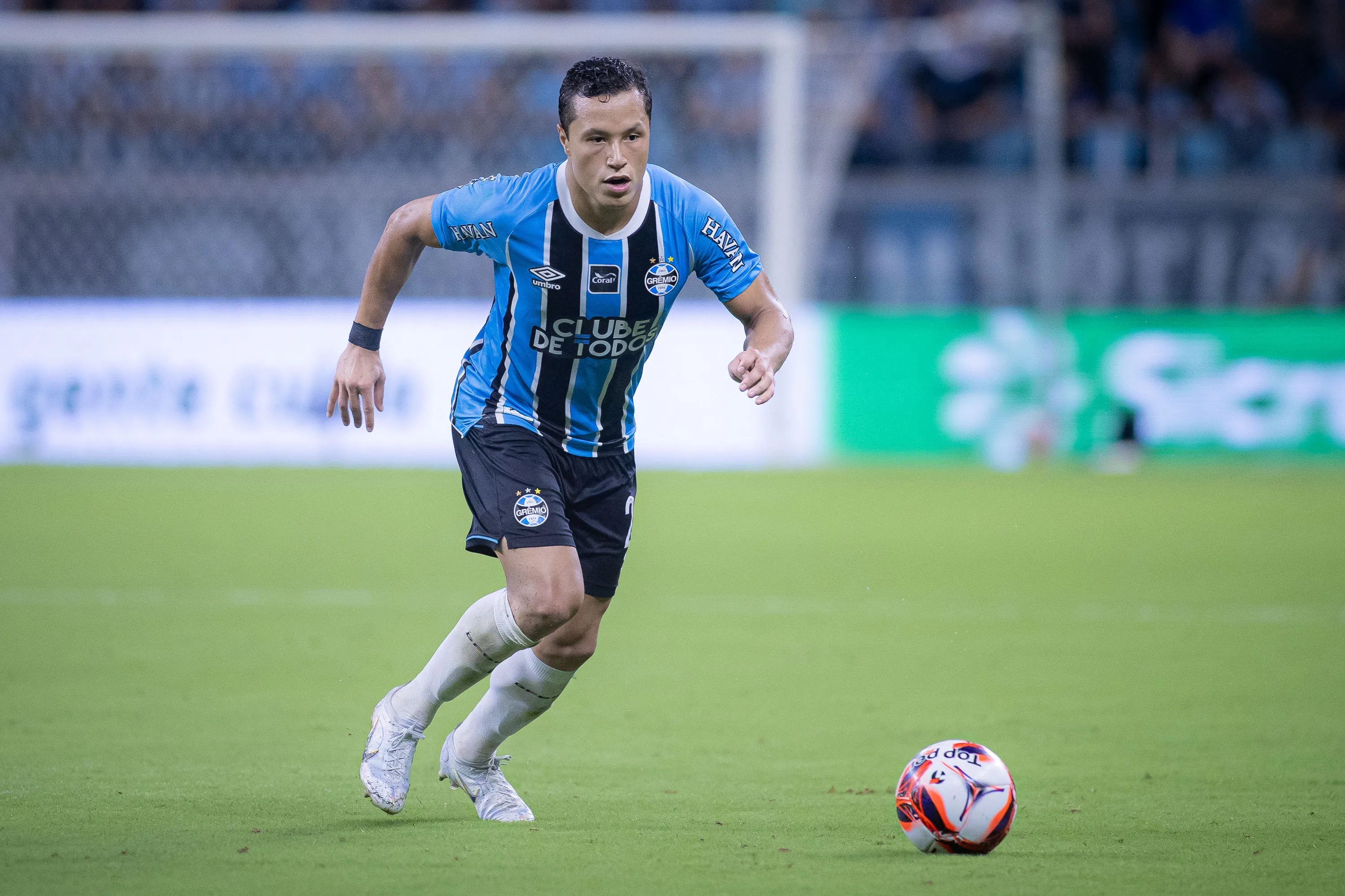 RS – PORTO ALEGRE – 15/02/2026 – GAUCHO 2026, GREMIO X JUVENTUDE – Marlon jogador do Gremio durante partida contra o Juventude no estadio Arena do Gremio pelo campeonato Gaucho 2026. Foto: Maxi Franzoi/AGIF