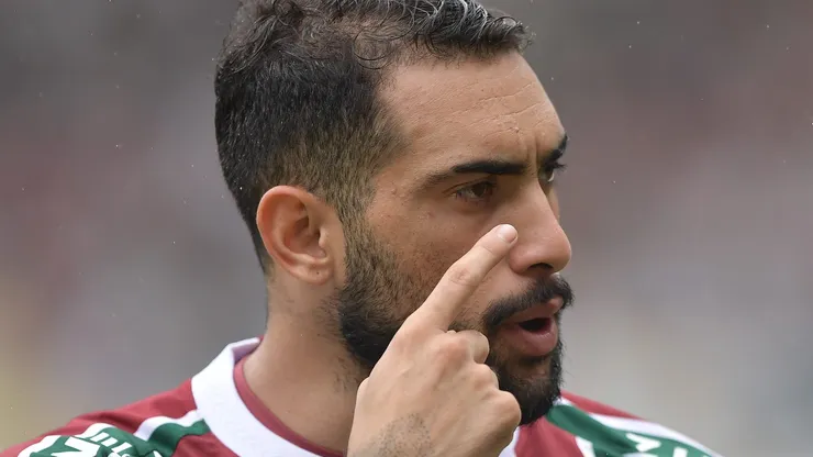 Freytes jogador do Fluminense durante partida contra o Bragantino no estadio Maracana pelo campeonato Brasileiro A 2025. Foto: Thiago Ribeiro/AGIF