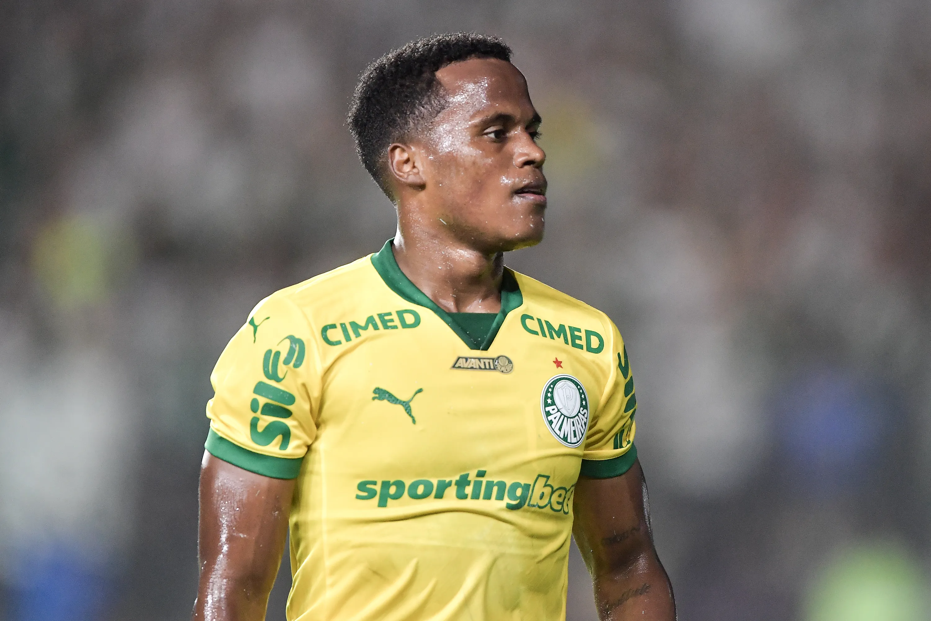 RJ – RIO DE JANEIRO – 12/03/2026 – BRASILEIRO A 2025, VASCO X PALMEIRAS – Arias jogador do Palmeiras durante partida contra o Vasco no estadio Sao Januario pelo campeonato [COMPETICAO]. Foto: Thiago Ribeiro/AGIF