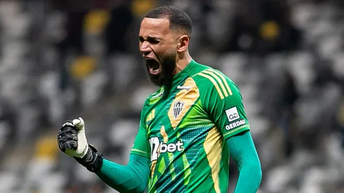 Everson jogador do Atletico durante partida contra o Cienciano no estadio Arena MRV pelo campeonato Copa Sul-americana 2025. Foto: Fernando Moreno/AGIF