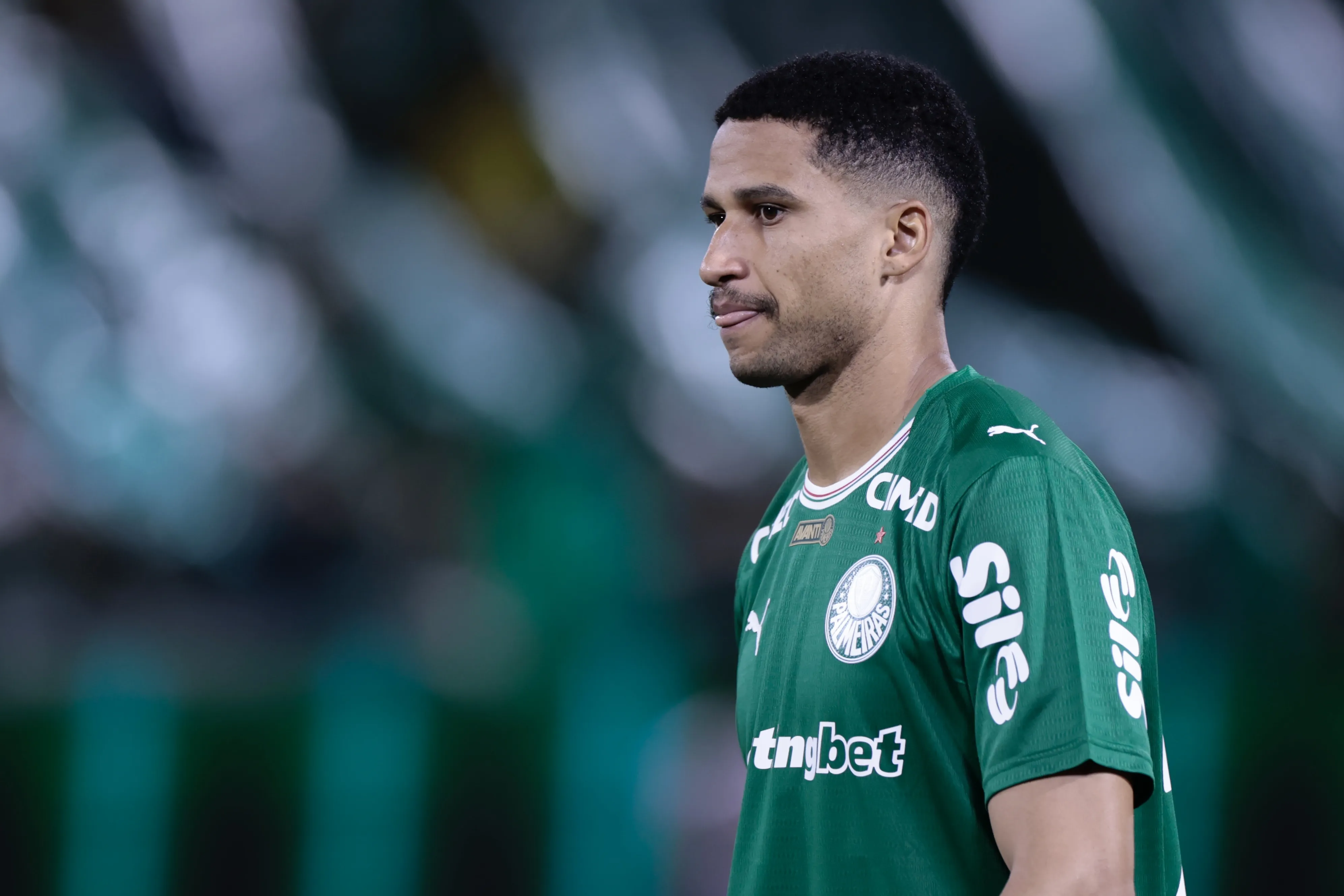 Murilo jogador do Palmeiras durante partida contra o Capivariano no estadio Arena Barueri pelo campeonato Paulista 2026. Foto: Marcello Zambrana/AGIF