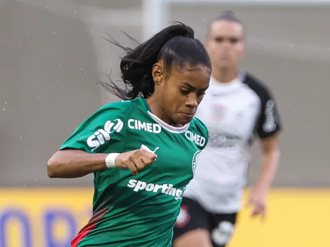 Tainá Maranhão comemora bom retrospecto do Palmeiras contra o Corinthians