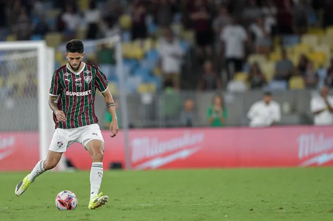 Jemmes jogador do Fluminense durante partida contra o Vasco no estadio Maracana pelo campeonato Carioca 2026. Foto: Thiago Ribeiro/AGIF