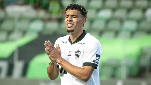 Victor Hugo jogador do Atletico durante partida contra o America no estadio Independencia pelo campeonato Mineiro 2026. Foto: Fernando Moreno/AGIF