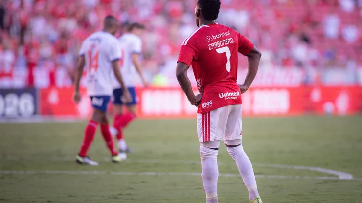 Carbonero em Internacional x Bahia pelo Brasileirão 2026. Foto: Maxi Franzoi/AGIF