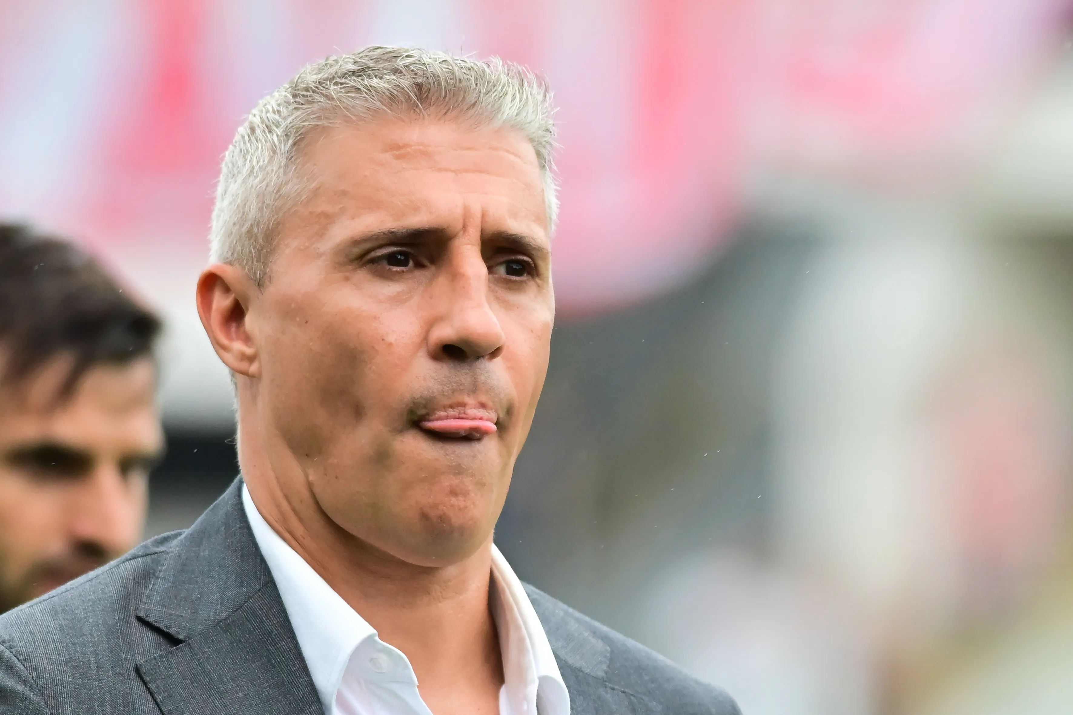 Crespo durante partida contra o Juventude no Campeonato Brasileiro de 2025. Foto: Jota Erre/AGIF