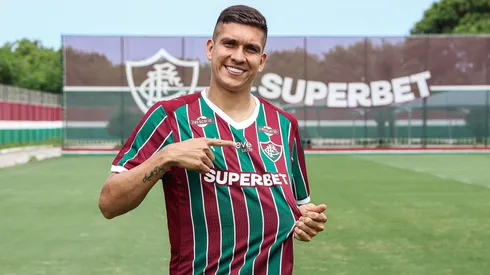 Julián Millán ainda não fez sua estreia pelo Fluminense. Foto: Lucas Merçon/Fluminense