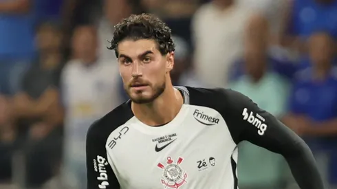 Pedro Raul jogador do Corinthians durante partida contra o Cruzeiro no estadio Mineirao pelo campeonato Brasileiro A 2026. Foto: Gilson Lobo/AGIF
