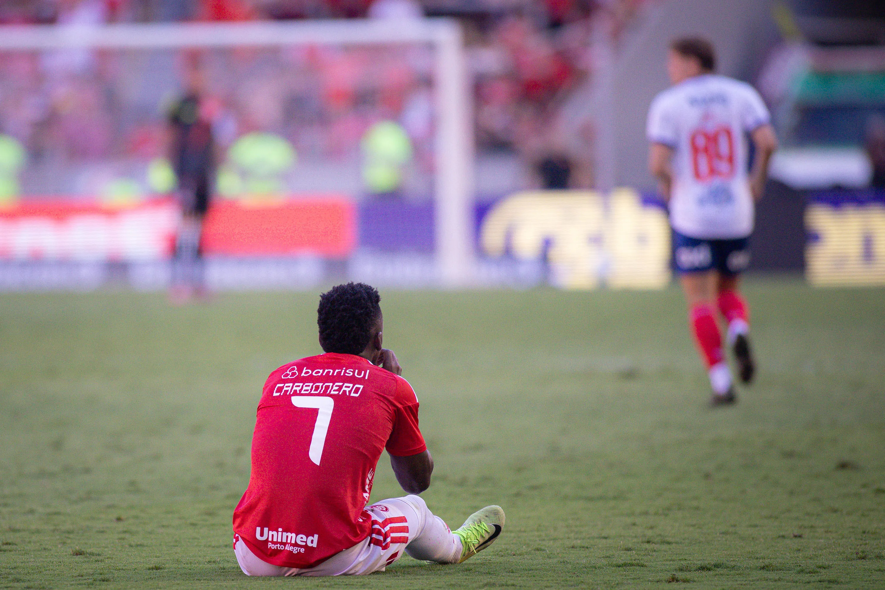 RS – PORTO ALEGRE – 15/03/2026 – BRASILEIRO A 2026, INTERNACIONAL X BAHIA – Johan Carbonero jogador do Internacional durante partida contra o Bahia no estadio Beira-Rio pelo campeonato Brasileiro A 2026. Foto: Maxi Franzoi/AGIF