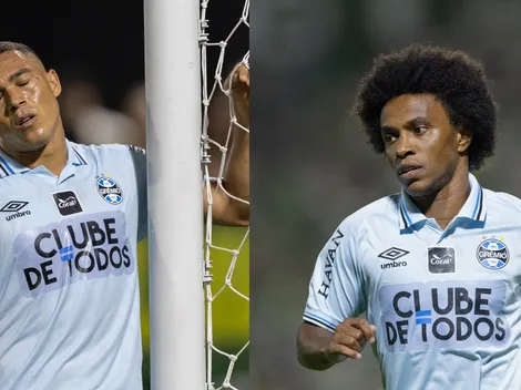 Willian e Carlos Vinicius sofrem pressão da torcida após empate do Grêmio