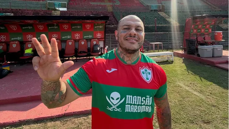 Toguro anunciou patrocínio à Portuguesa. Foto: Reprodução/Instagram @toguro