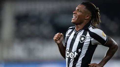Danilo jogador do Botafogo comemora seu gol durante partida contra o Nacional Potosi no estadio Engenhao pelo campeonato Copa Libertadores 2026.